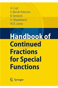 Handbook of Continued Fractions for Special Functions