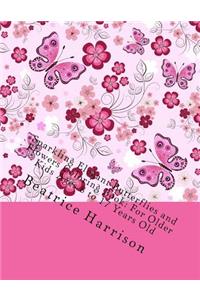 Sparkling Elegant Butterflies and Flowers Coloring Book