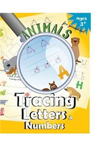 Animals Tracing Letters and Numbers