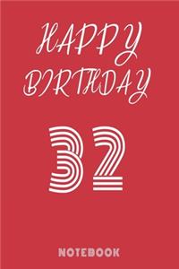 Happy 31nd Birthday Notebook & Journal - Happy birthday Gift