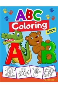 ABC Coloring Book for Kids Ages 4-8