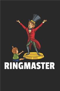 Ringmaster Zirkus Notizbuch