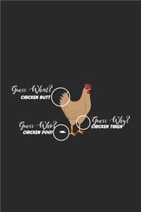 Guess what? Chicken Butt Guess why? Chicken Thigh Guess who? Chicken Poo!