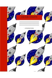 Wide Ruled Notebook Composition Book