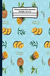 Pineapple Primary Composition Notebook