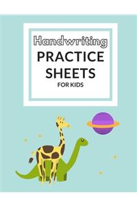 Handwriting Practice Sheets for kids