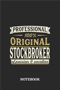 Professional Original Stockbroker Notebook of Passion and Vocation