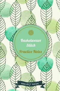 Basketweave Stitch Practice Notes