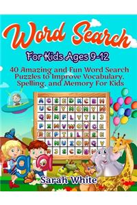 Word Search For Kids Ages 9-12