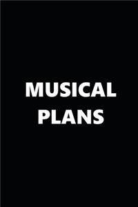 2020 Weekly Planner Musical Theme Musical Plans 134 Pages