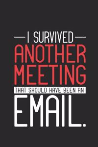 I Survived Another Meeting That Should Have Been An Email.