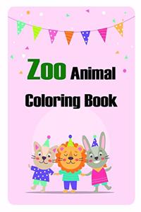 Zoo Animal Coloring Book
