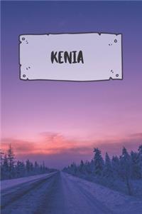 Kenia: Liniertes Reisetagebuch Notizbuch oder Reise Notizheft liniert - Reisen Journal für Männer und Frauen mit Linien
