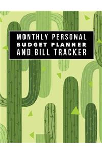 Monthly Personal Budget Planner and Bill Tracker