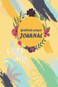 Gratitude prayer journal