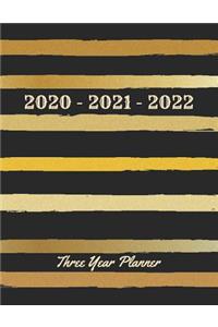 2020 - 2021 - 2022 Three Year Planner