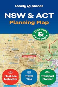 Lonely Planet New South Wales & ACT Planning Map 2