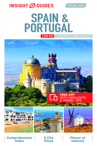 Insight Guides Travel Map Spain & Portugal (Insight Maps)