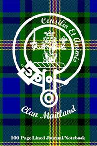 Clan Maitland 100 Page Lined Journal/Notebook