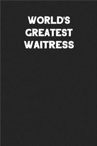 World's Greatest Waitress