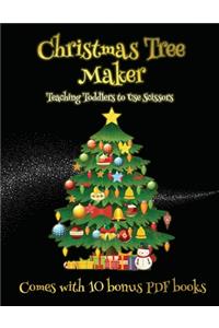 Teaching Toddlers to Use Scissors (Christmas Tree Maker)