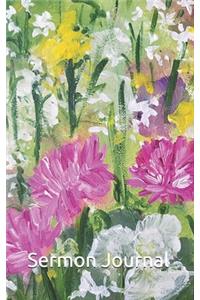 Sermon Journal - Purple Clover in Spring Meadow