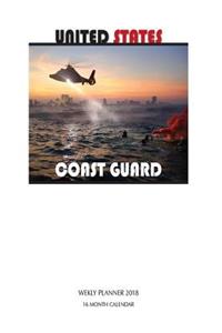 United States Coast Guard Weekly Planner 2018