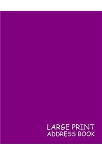 Large Print Address Book