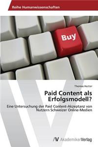Paid Content als Erfolgsmodell?