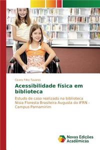 Acessibilidade física em biblioteca