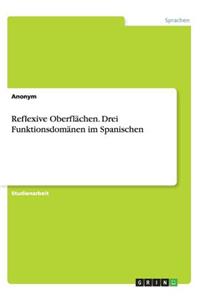 Reflexive Oberflächen. Drei Funktionsdomänen im Spanischen