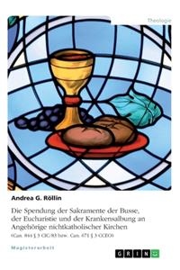 Spendung der Sakramente der Busse, der Eucharistie und der Krankensalbung an Angehörige nichtkatholischer Kirchen