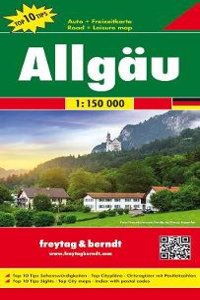 Allgau Road Map 1:150 000