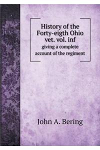 History of the Forty-Eigth Ohio Vet. Vol. INF Giving a Complete Account of the Regiment