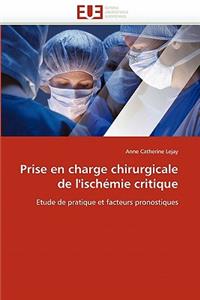 Prise En Charge Chirurgicale de l''ischémie Critique