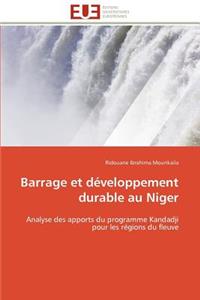 Barrage et développement durable au niger