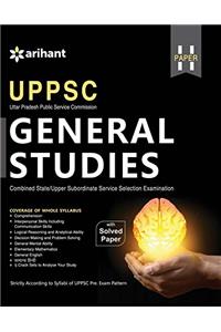 UPPSC Combined State/Upper Subordinate Service Selection General Studies Paper-II