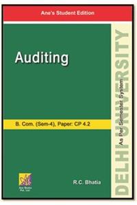Du, Bom. Sem -4 : Auditing