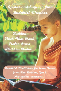 Quotes & Sayings from Buddhist Masters