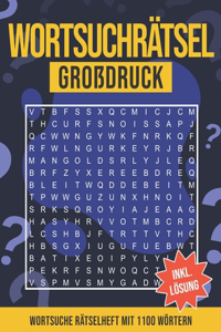 Wortsuchrätsel Großdruck