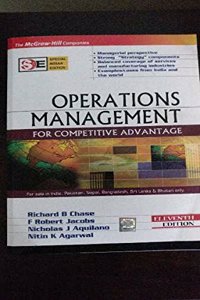 Operations Management For Competitive Advantage (with DVD-ROM)