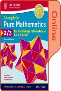 Pure Mathematics 2 & 3 for Cambridge International AS & A Level: Online Student Book (Oxford Mathematics for Cambridge International AS & A Level)