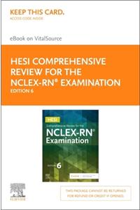 Hesi Comprehensive Review for the Nclex-RN Examination - Elsevier eBook on Vitalsource (Retail Access Card)