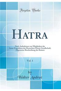 Hatra, Vol. 1: Nach Aufnahmen von Mitgliedern der Assur-Expedition der Deutschen Orient-Gesellschaft; Allgemeine Beschreibung der Ruinen (Classic Reprint)