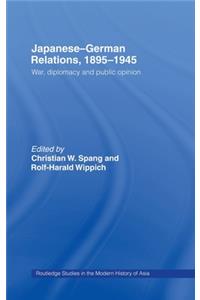 Japanese-German Relations, 1895-1945