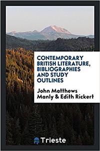 Contemporary British Literature, Bibliographies and Study Outlines