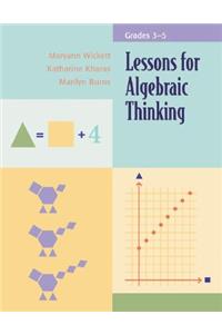 Lessons for Algebraic Thinking, Grades 3-5