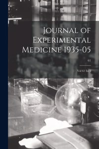Journal of Experimental Medicine 1935-05