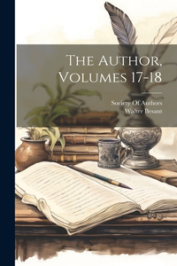 The Author, Volumes 17-18