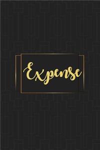 Expense Tracker Notebook